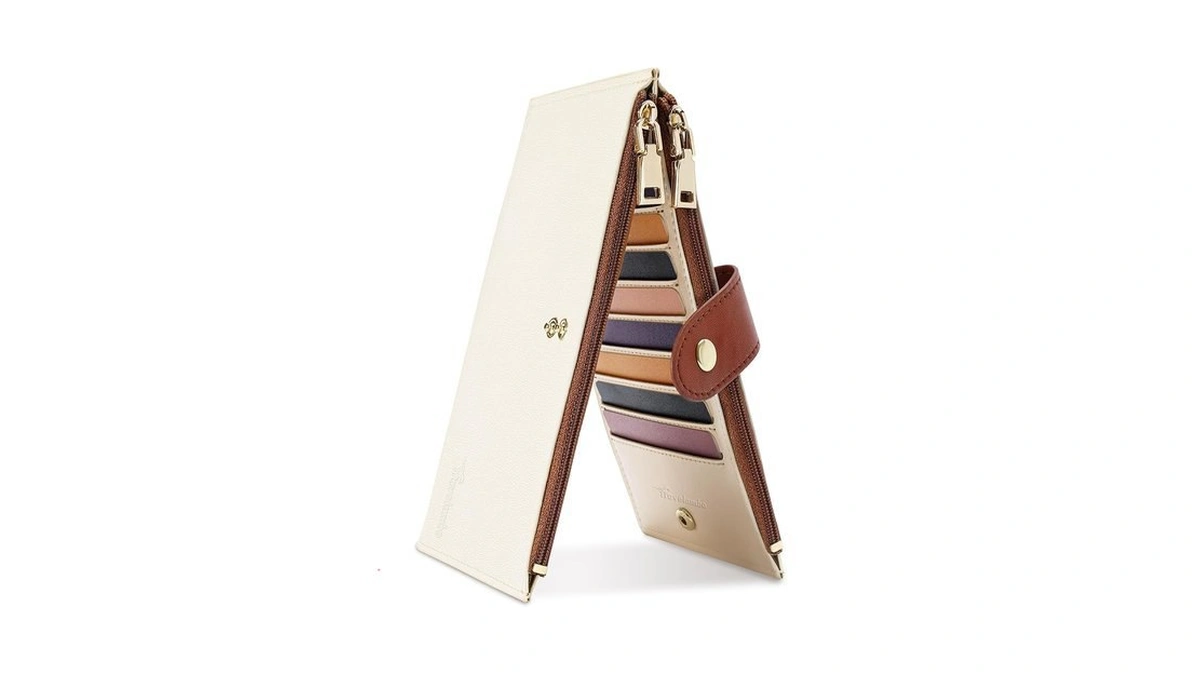 Amazon code: Travelambo Leather Wallets For Women Sli