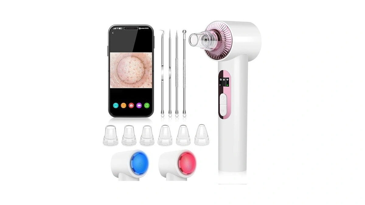 Amazon coupon: Blackhead Remover Vacuum With Heat Cold