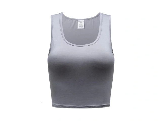 Othread Co Women S Basic Crop Tops Stretchy Casual… Coupon