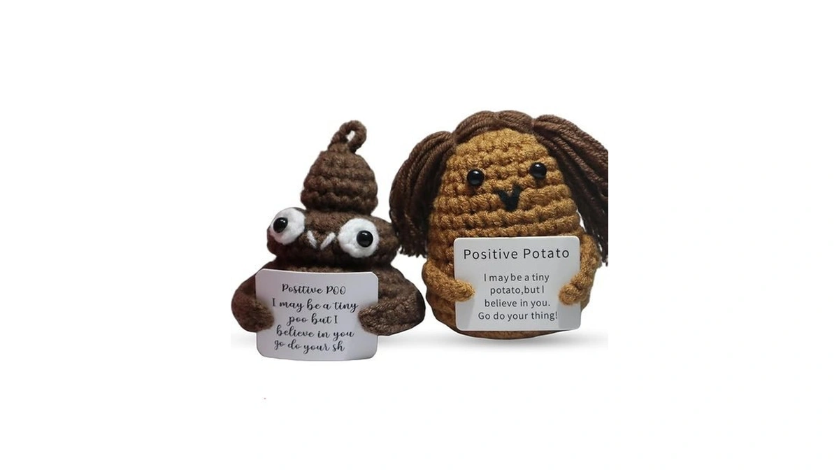 Amazon code: Joychoi Positive Crochet Animals - Emoti