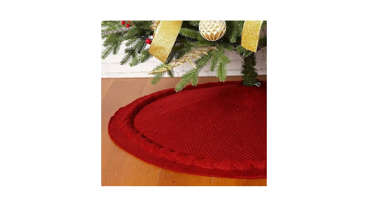Amazon code: Sattiyrch Christmas Tree Skirt 36 Inches