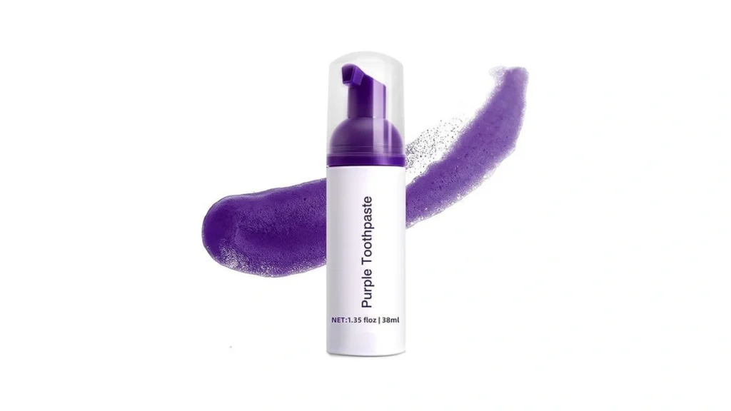 Amazon code: Ktintar Purple Toothpaste For Teeth Whit