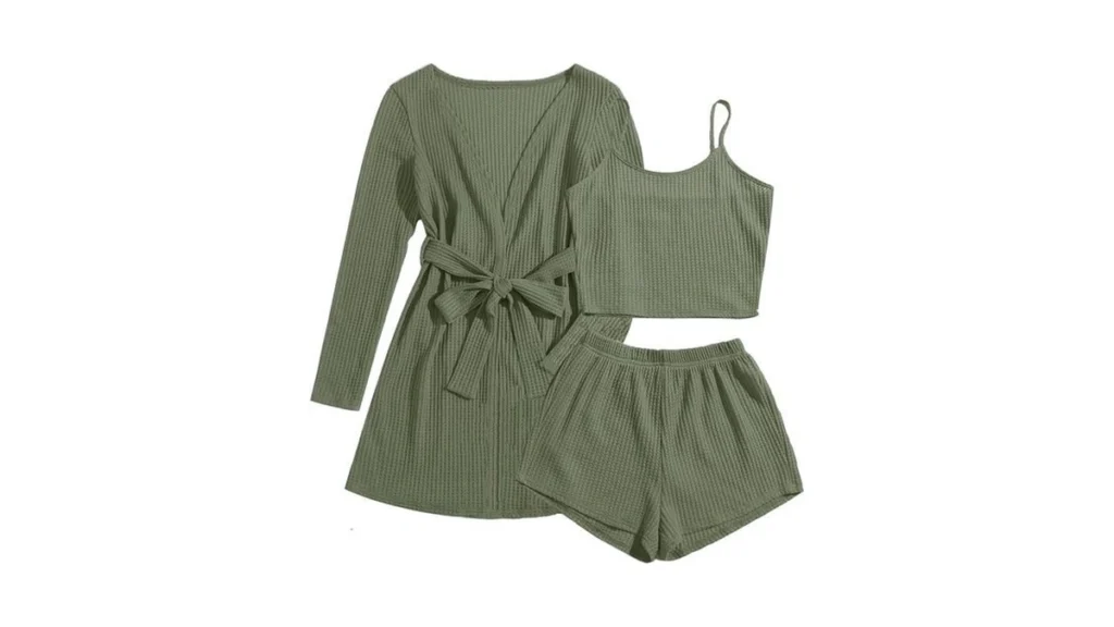 Amazon coupon: Ekouaer Pajamas For Women Set 3 Piece Lo