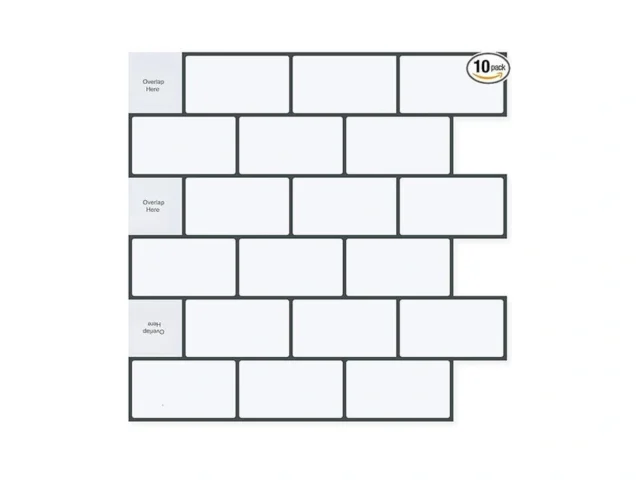 V-mozza Peel And Stick Backsplash 10-sheet Peel And…