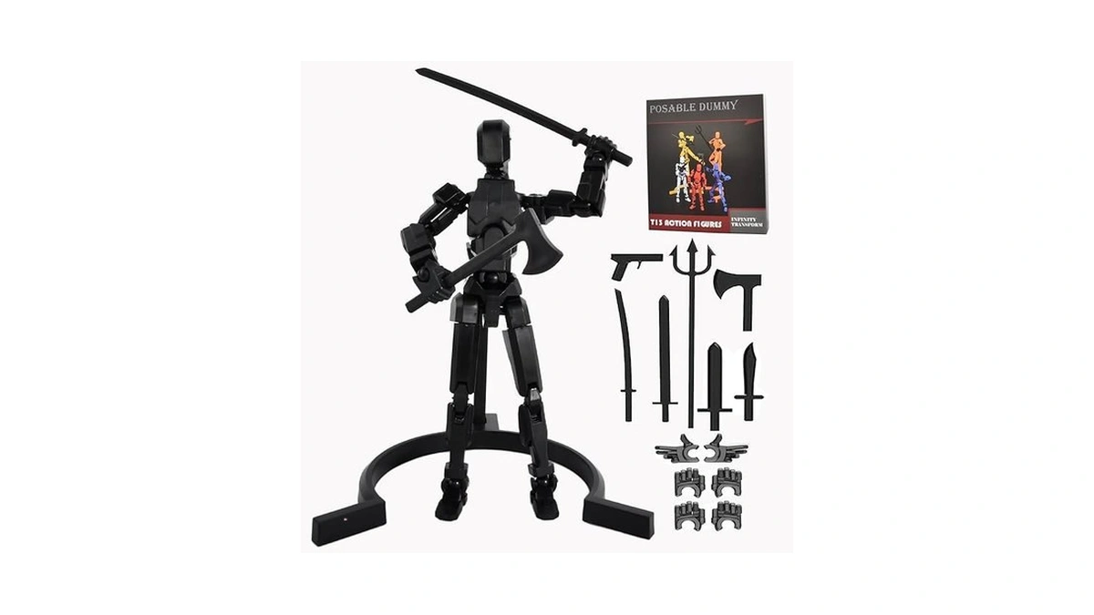 Amazon code: Creative Action Figure With Pose Stand B