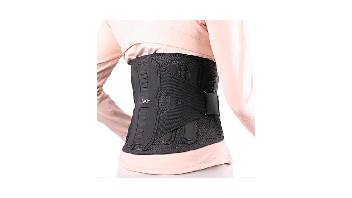 Amazon code: Litexim Pro Back Brace For Men Women Low