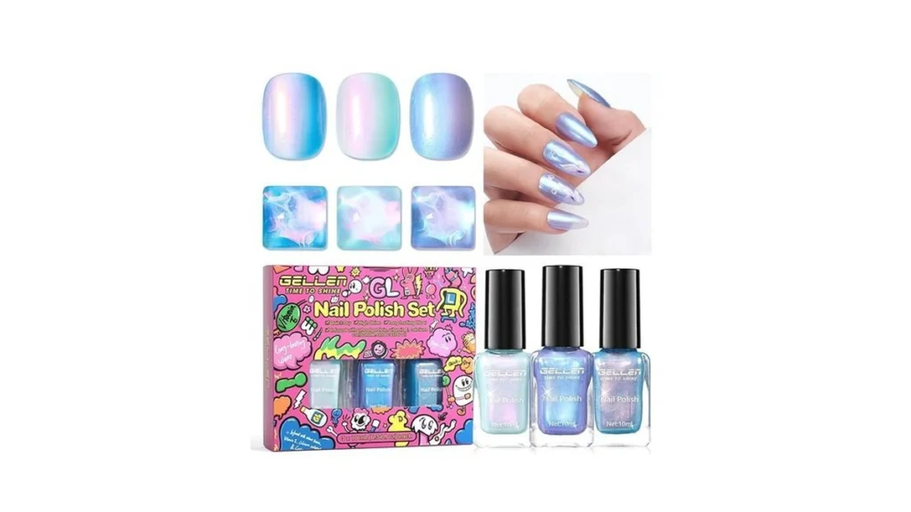 Amazon code: Gellen Pearl Nail Polish Set 3 Colors Pa