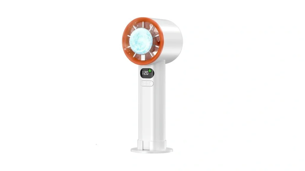 Amazon code: Portable Handheld Fan With Ice Cooling B