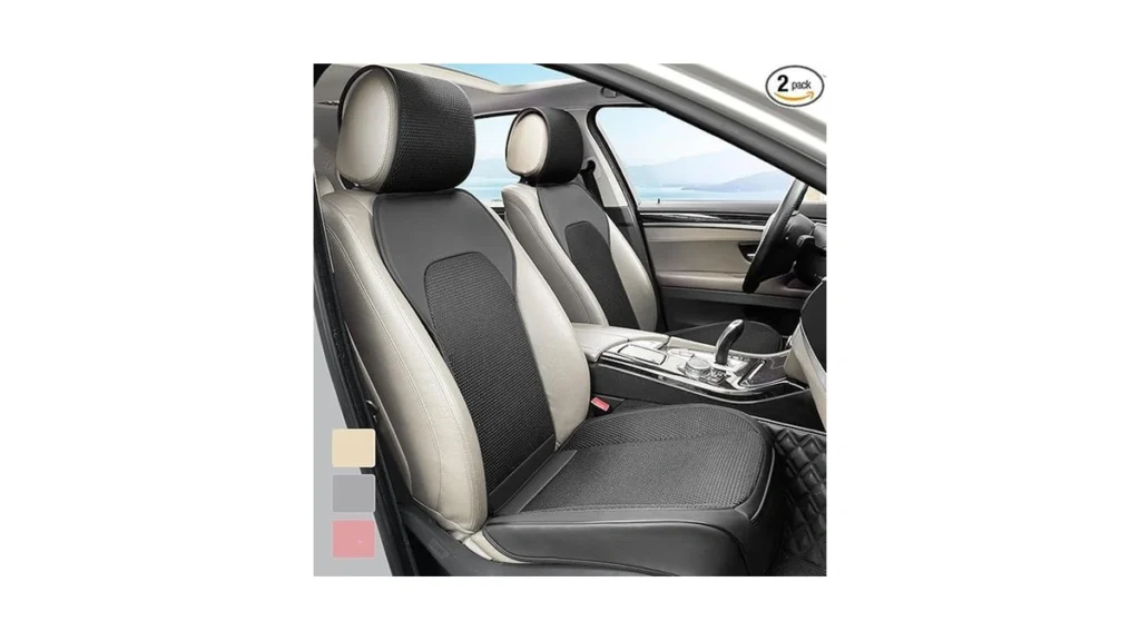 Amazon coupon: 2 Pack Breathable Front Car Seat Covers
