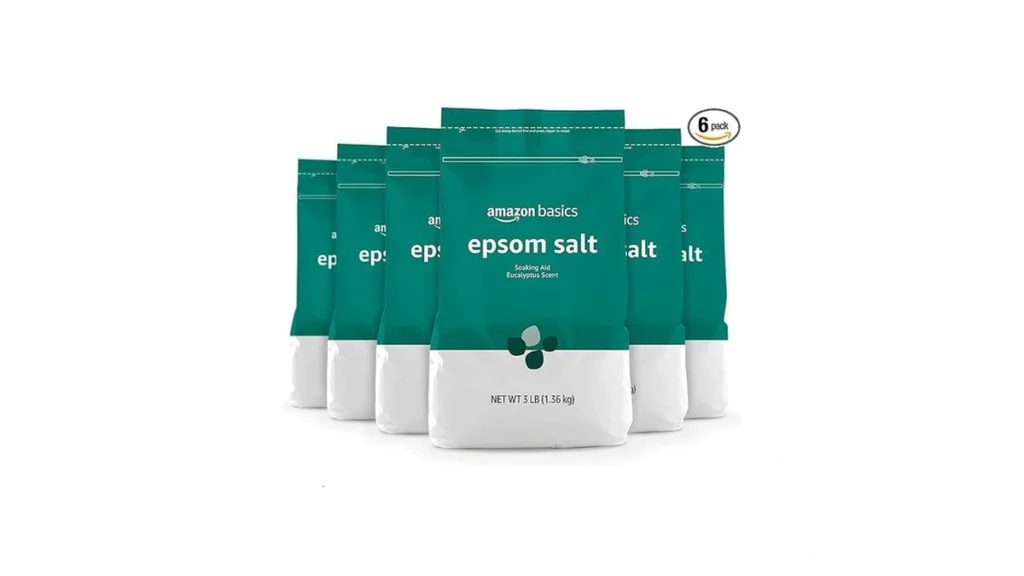 Amazon coupon: Amazon Basics Epsom Salt Soaking Aid Euc