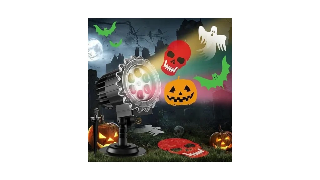 Amazon code: Brighter Halloween Projector Lights Outd