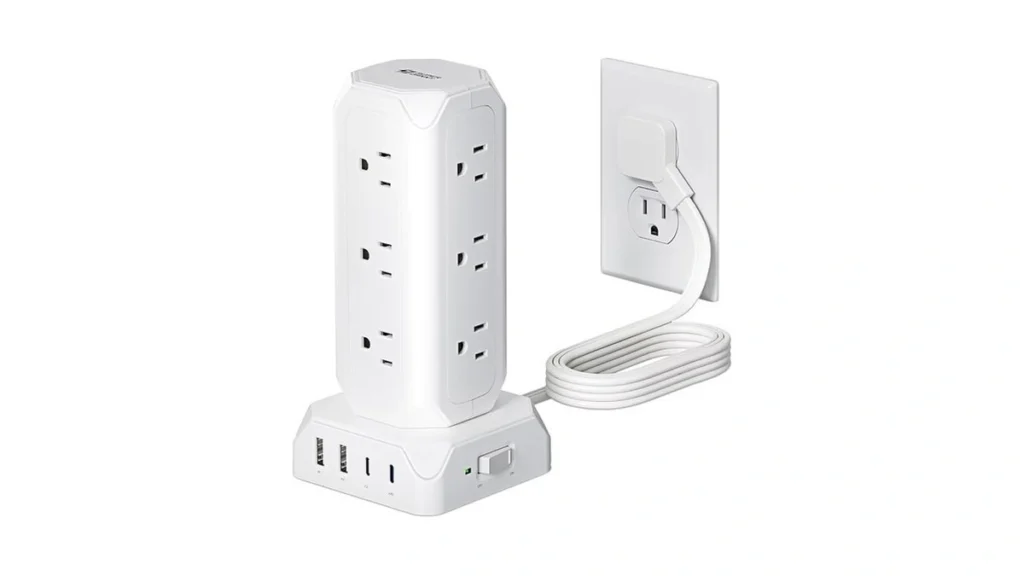 Amazon code: Power Strip Tower Superdanny 12 Outlets