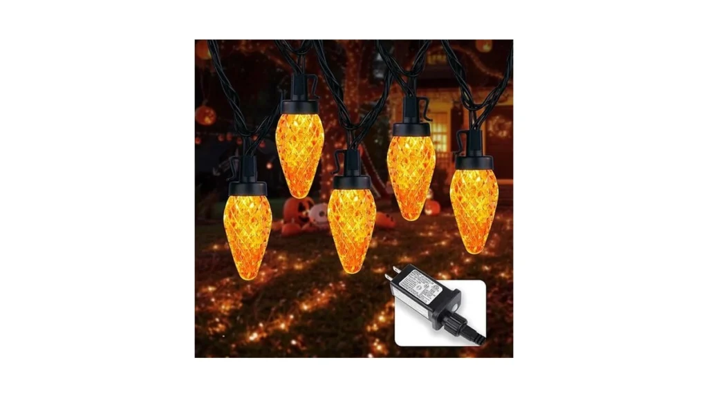 Amazon coupon: Halloween C9 Led String Lights 82ft 100