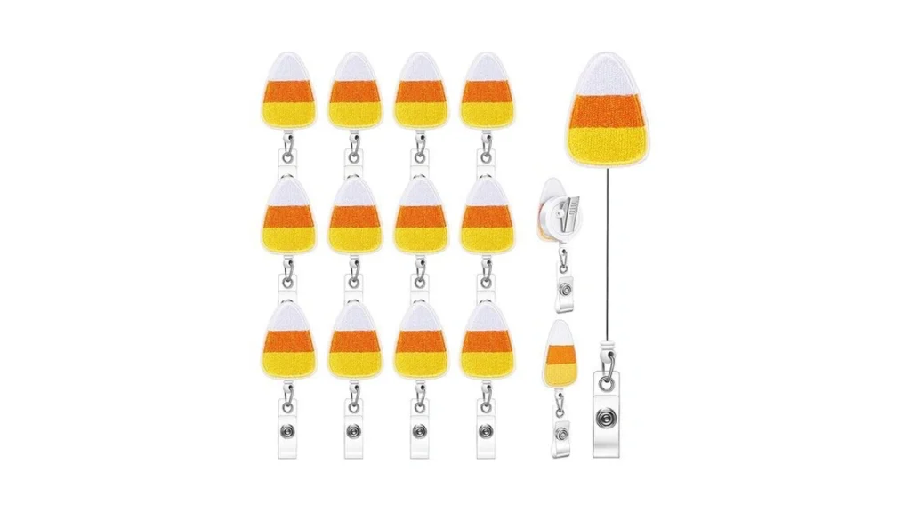 Amazon code: Landical 12 Pcs Halloween Badge Reels Ca