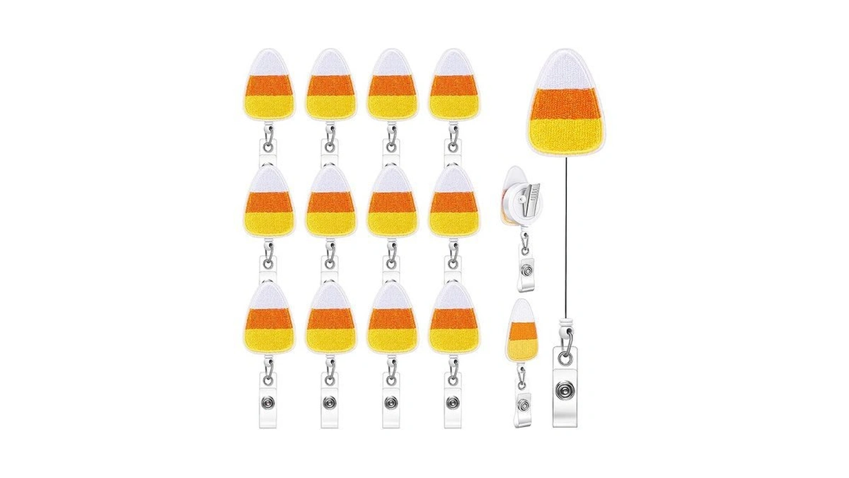 Amazon code: Landical 12 Pcs Halloween Badge Reels Ca