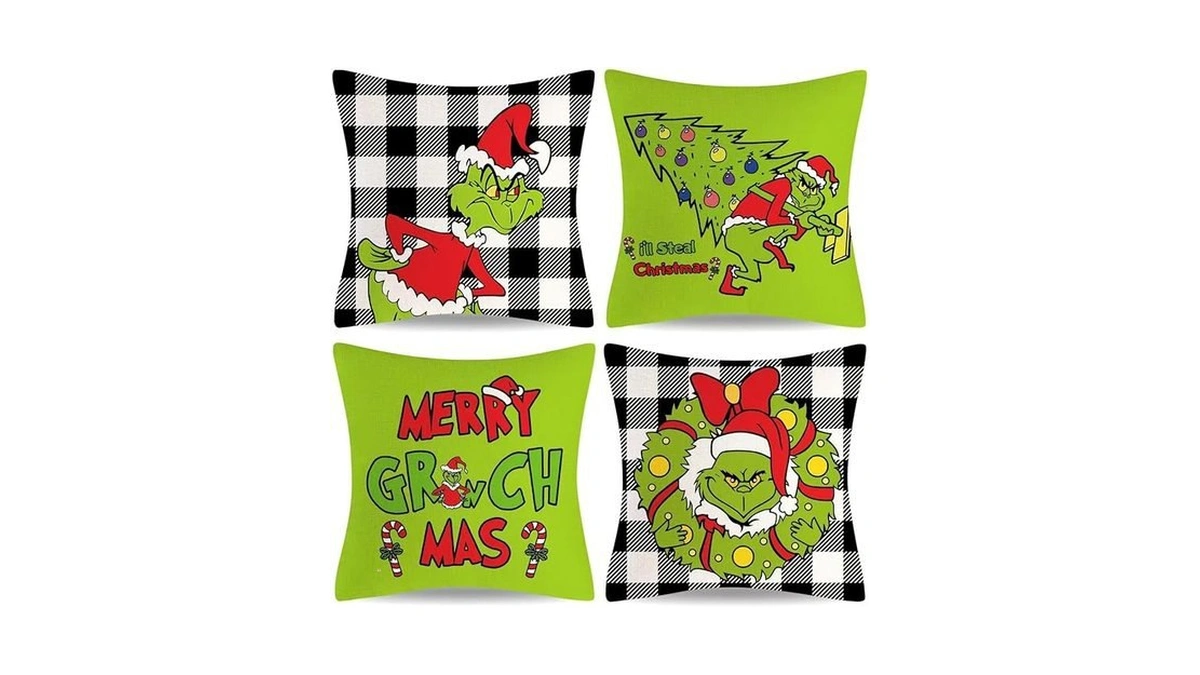 Amazon code: Xgxhzylc Christmas Pillow Covers 18x18 I