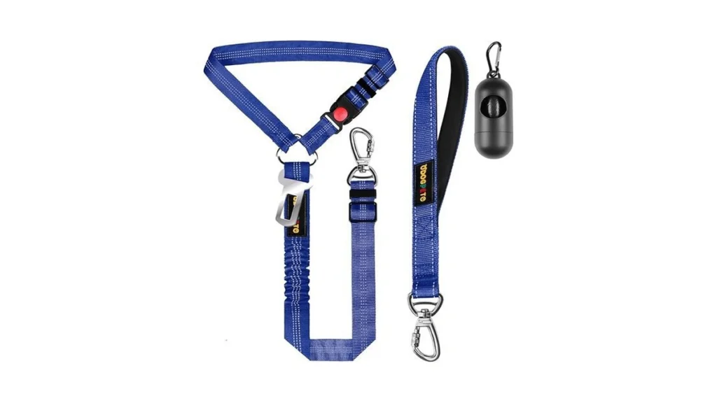 Amazon coupon: Dog Seat Belt Harness For Car Dog Car Le