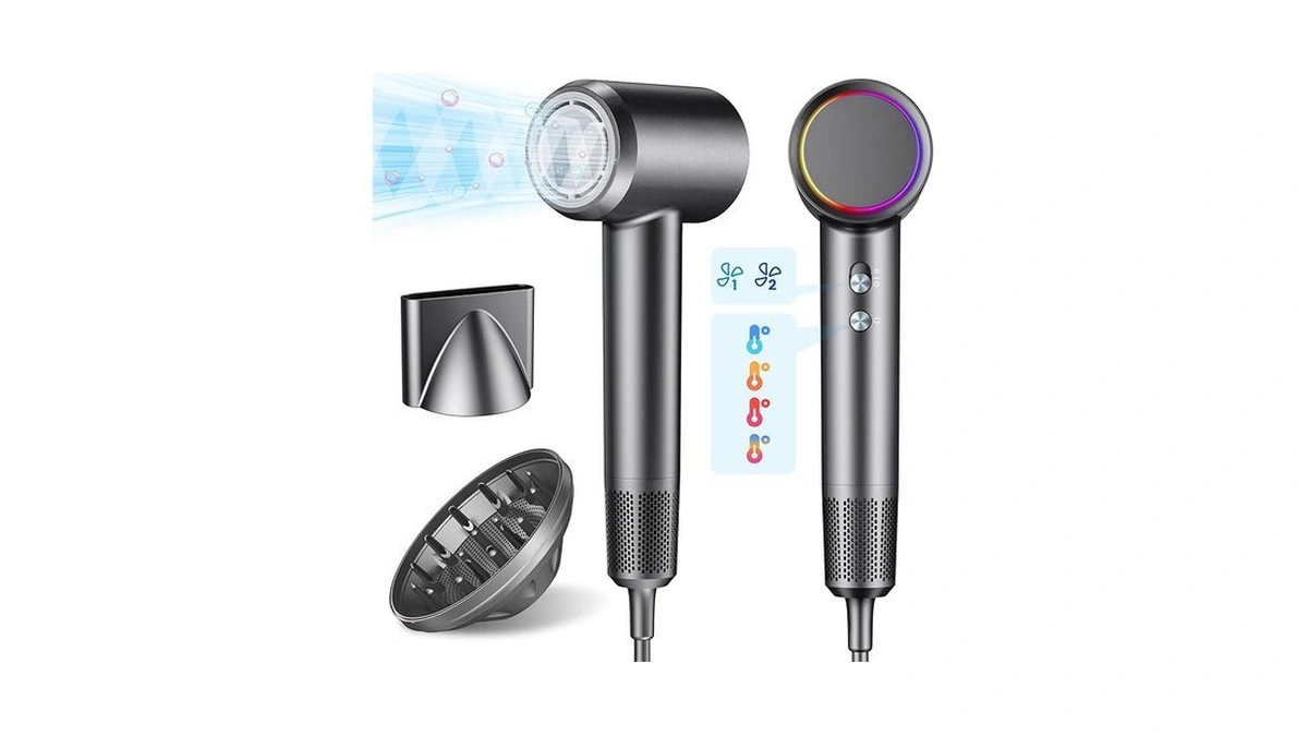 Amazon coupon: Hair Dryer With 130000 Rpm High-speed Br