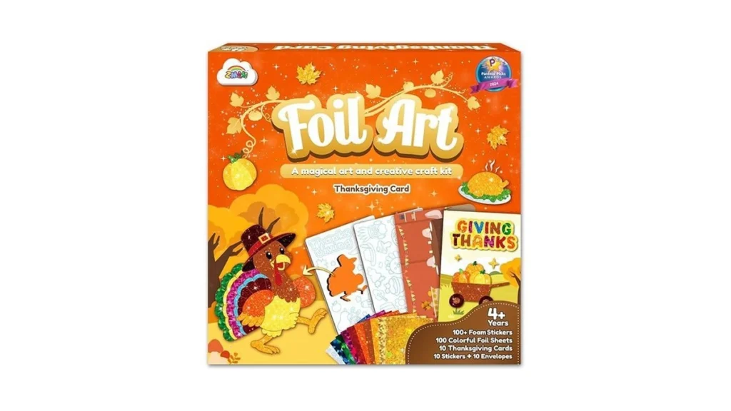 Amazon code: Zmlm Foil Art Kit For Kids - Thanksgivin