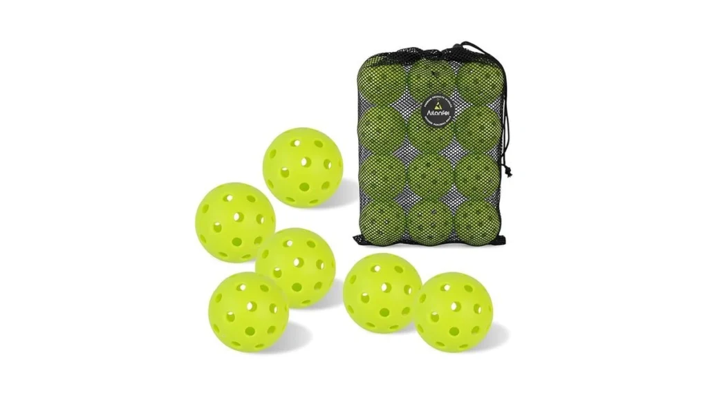 Amazon code: Ailanfei Green Pickleball Balls 12 Pack-