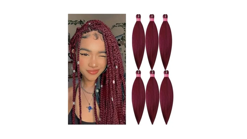 Amazon code: Pre Stretched Braiding Hair Extension Sy
