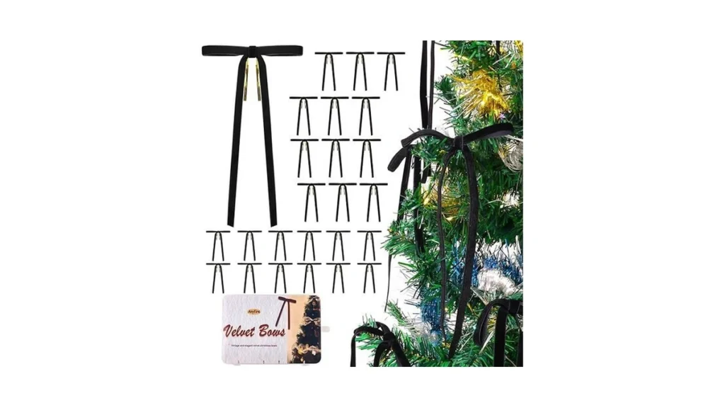 Amazon code: Anyfire Velvet Bow For Christmas Tree 24