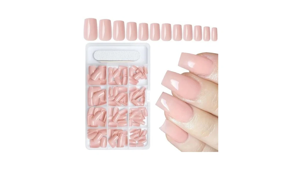 Amazon coupon: Addfavor 240pcs Nude Press On Nails Medi