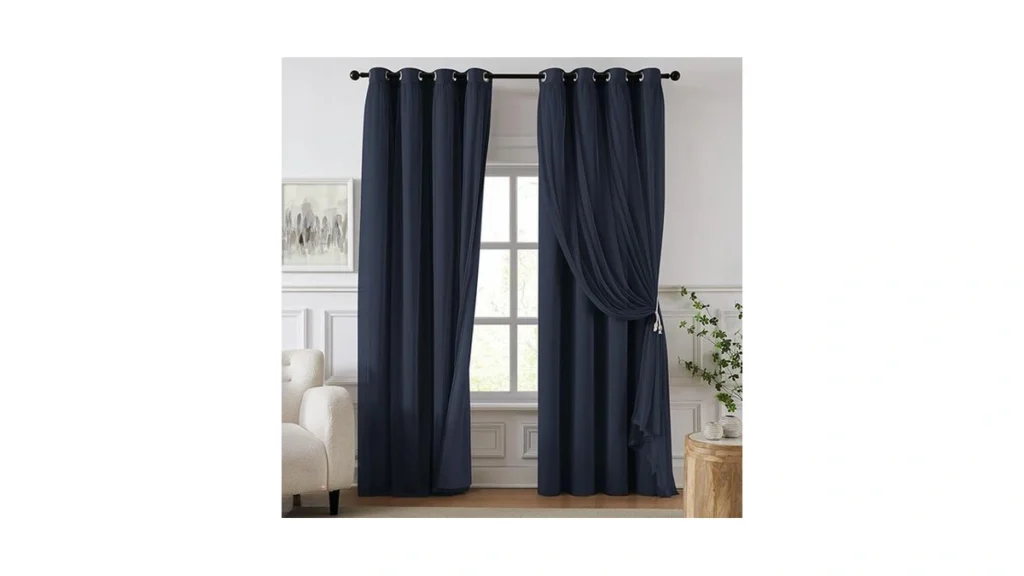 Amazon code: Swandream 100 Blackout Curtains For Bedr