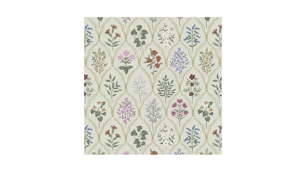 Amazon coupon: Dimoon Retro Farmhouse Flower Wallpaper