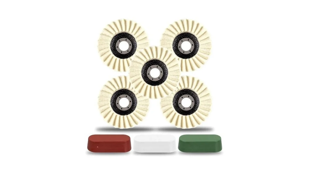 Amazon code: Vzlqzjmky 8 Pcs Wool Polishing Wheel And
