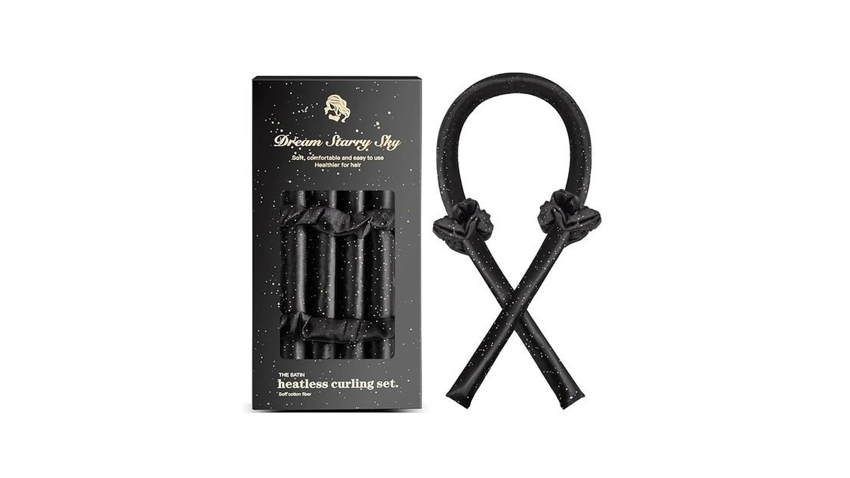 Amazon coupon: Satin Heatless Curling Set - Hair Roller