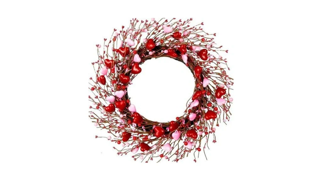 Amazon coupon: Wstpupu Valentine S Day Wreath 20 Inches