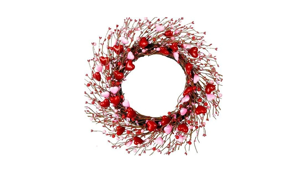 Amazon coupon: Wstpupu Valentine S Day Wreath 20 Inches