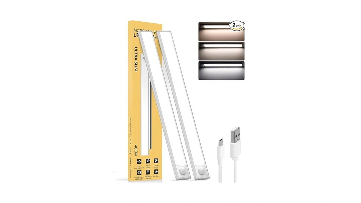 Amazon coupon: Motion Sensor Light Indoor 3000mah Recha