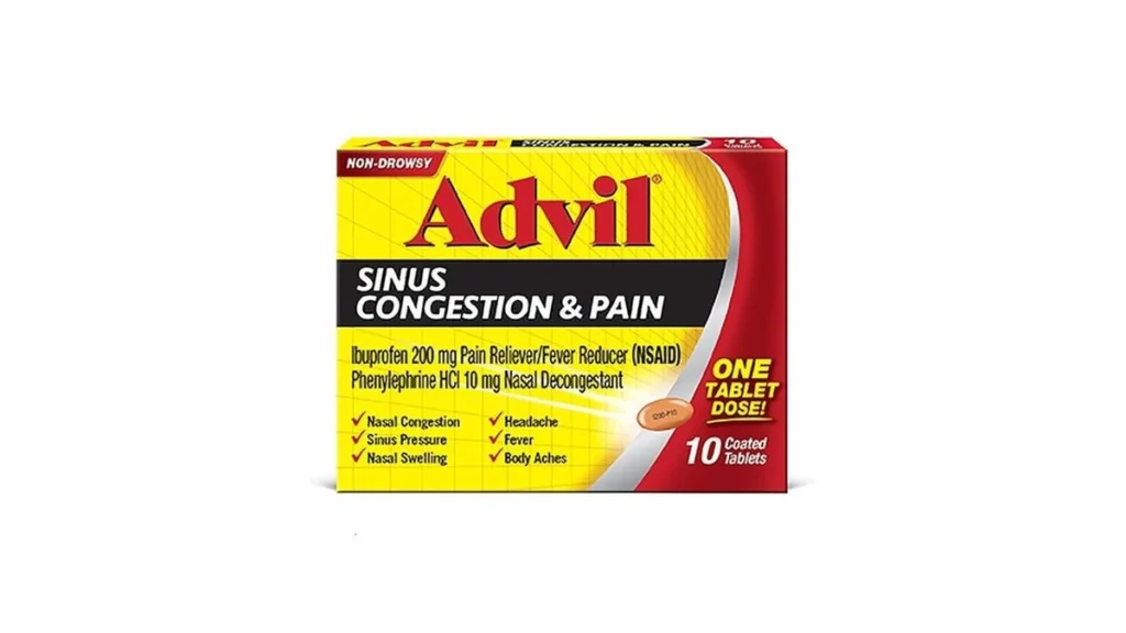 Amazon coupon: Advil Sinus Congestion And Pain Sinus Re