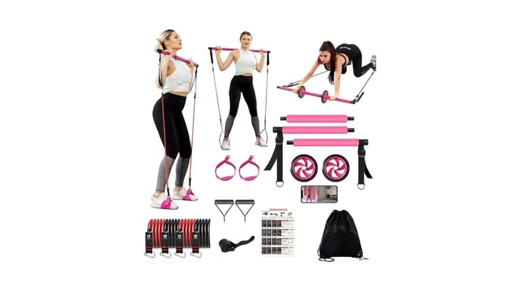 Amazon code: Pilates Bar Kit Multiple Fitness Bar Wit