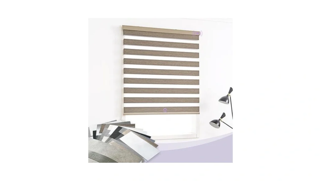 Amazon coupon: Graywind Zebra Blinds 100 Blackout Horiz