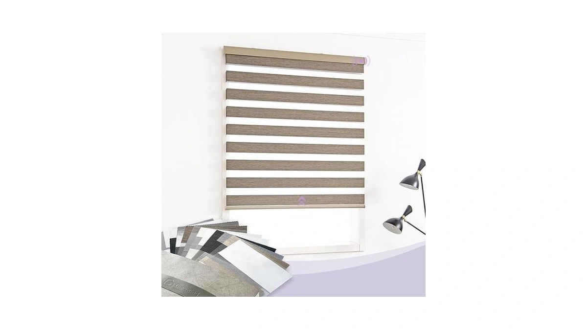 Amazon coupon: Graywind Zebra Blinds 100 Blackout Horiz