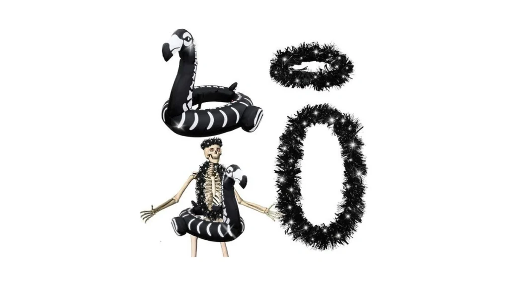 Amazon code: Knitgrip 4 Pcs Halloween 12 Ft Skeleton