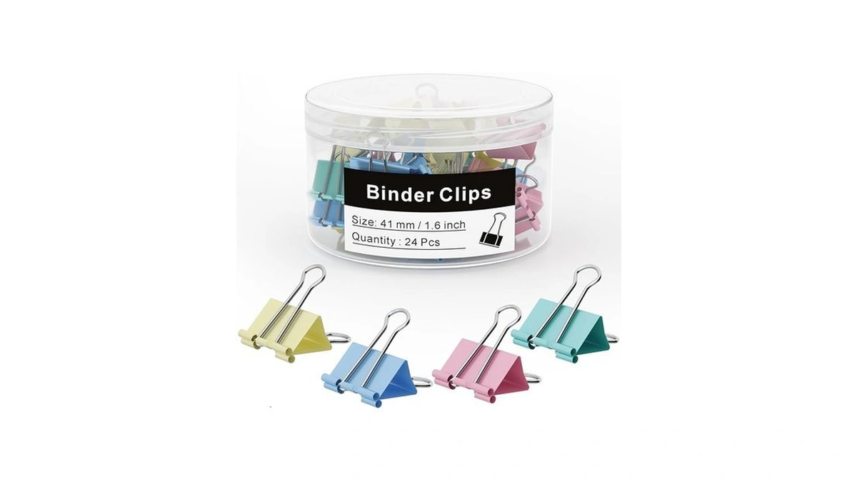Amazon code: Binder Clips 24 Pcs 1 6 In Clips Office