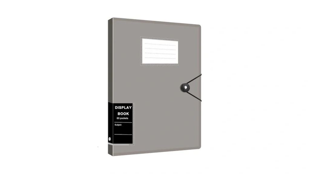 Amazon code: 60 Pocket Portfolio Binder With Plastic