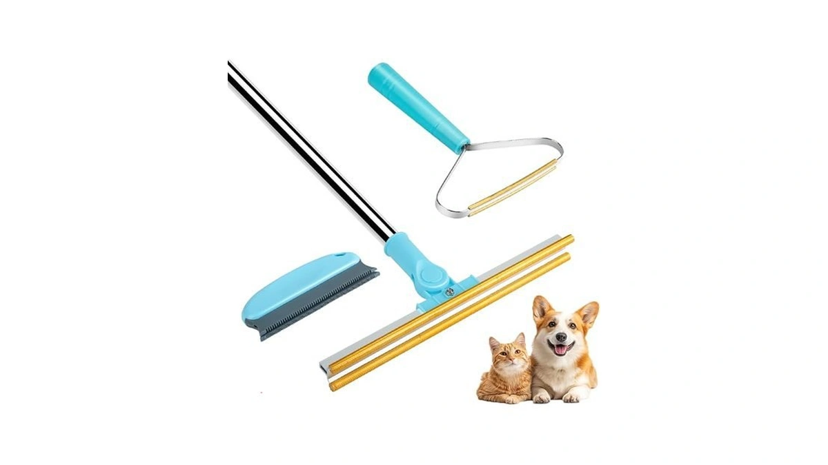 Amazon code: Bolfie 3 In 1 Carpet Rake For Pet Hair R