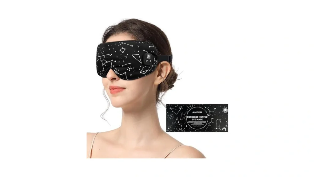 Amazon coupon: Heated Eye Mask Cordless Warm Eye Compre