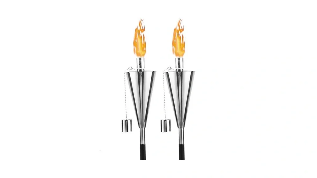 Amazon coupon: Fab Based Oil Torch Lamp Torch For Patio