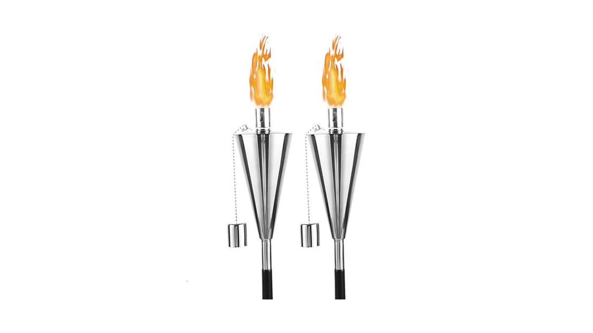 Amazon coupon: Fab Based Oil Torch Lamp Torch For Patio