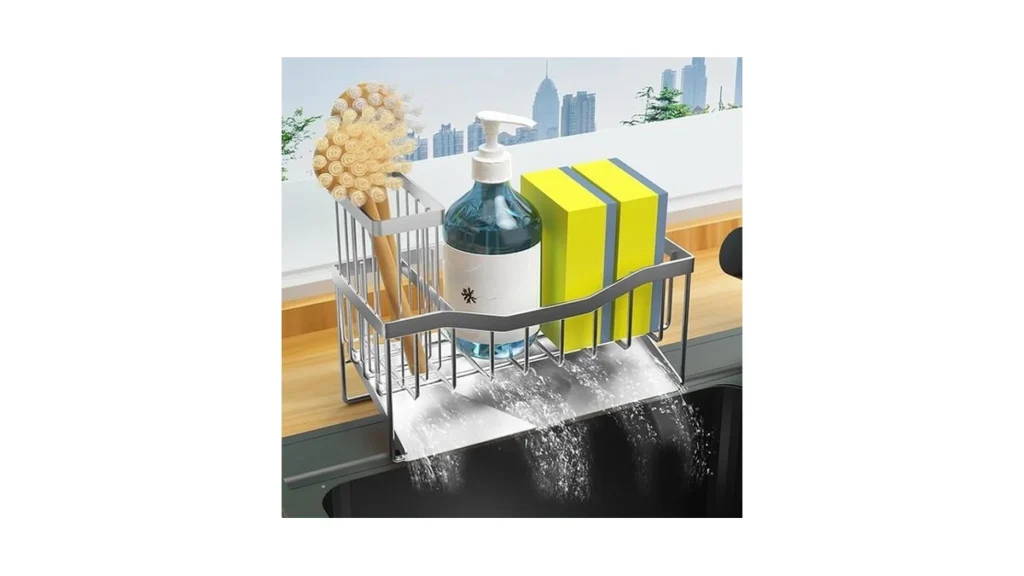 Amazon code: Maifan Sink Caddy Sponge Holder For Kitc
