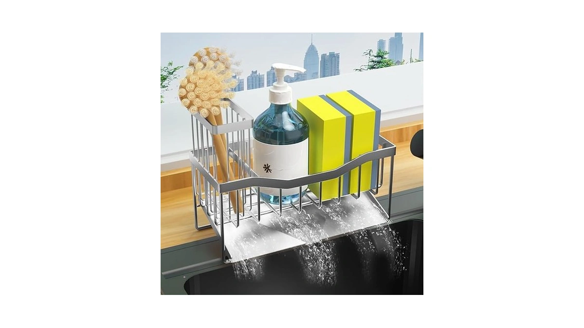 Amazon code: Maifan Sink Caddy Sponge Holder For Kitc