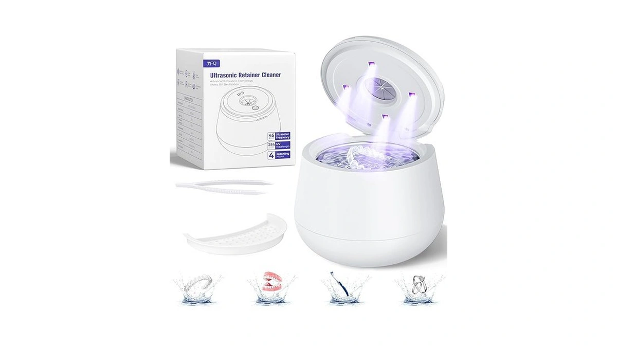 Amazon code: 45khz Ultrasonic Retainer Cleaner 200ml