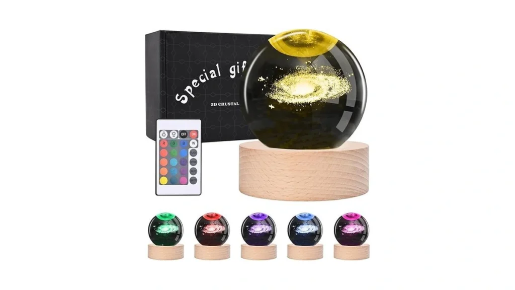 Amazon code: Roewioka Large 3d Galaxy Crystal Ball Li