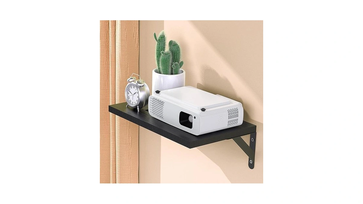 Amazon coupon: Dawasapat Mini Projector Shelf For Wall